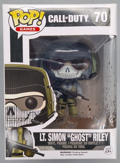 70 Lt. Simon Ghost Riley (Muddy) - Call of Duty Funko POP