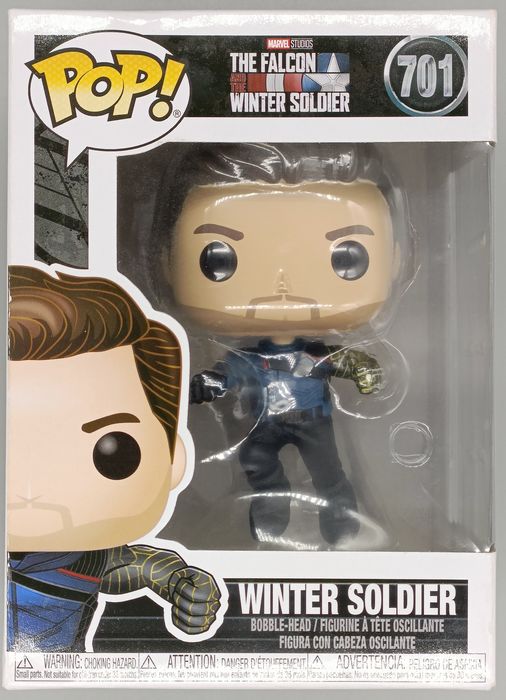 701 Winter Soldier Marvel The Falcon and The Winter Soldier Box Damaged Funko POP Funko