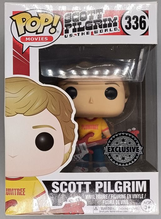 336 Scott Pilgrim (Plumtree Shirt) Scott Pilgrim VS the Word Box Damaged Funko POP Funko