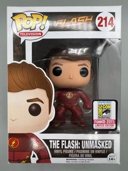 214 The Flash: Unmasked - The Flash - 2015 Con - Funko POP - Box Damaged Funko
