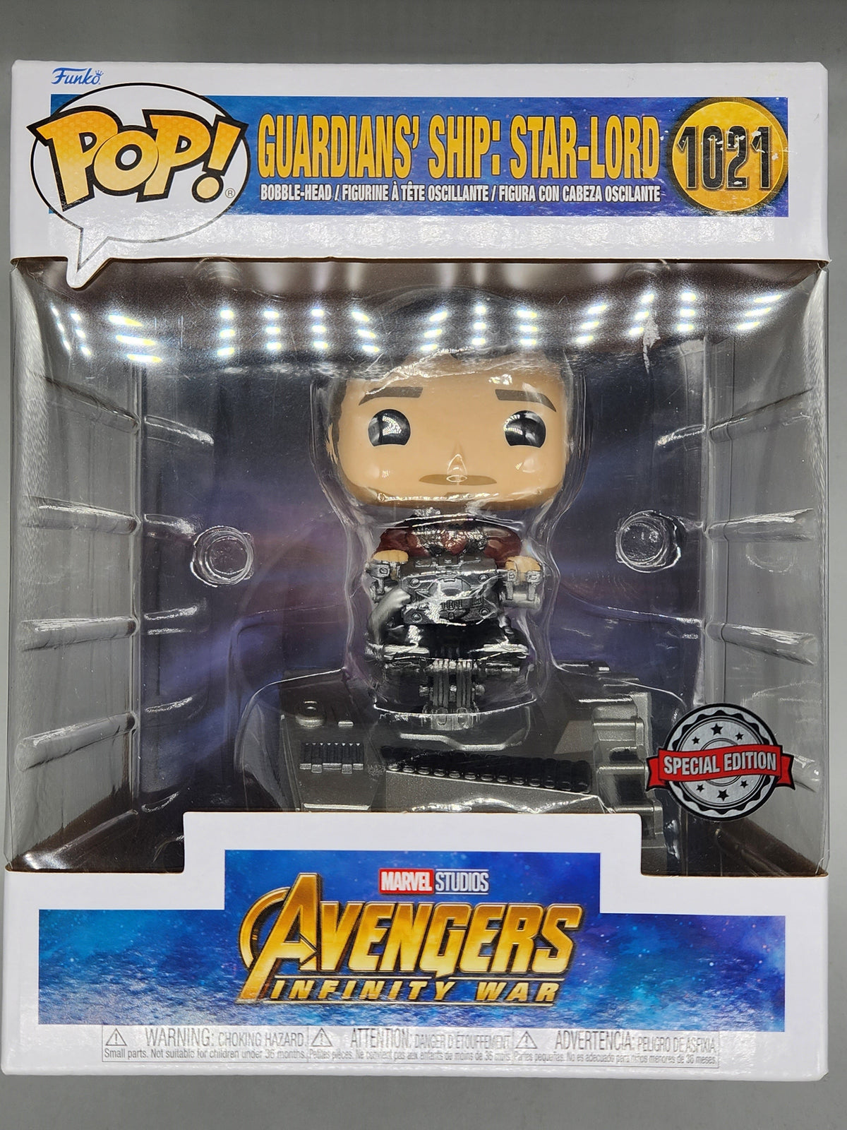 1021 Guardians' Ship: StarLord Deluxe - Marvel - Box Damaged Funko POP Funko