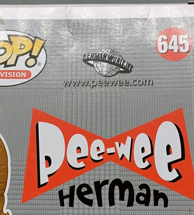 645 Miss Yvonne - Pee-Wee Herman - Box Damaged Funko POP
