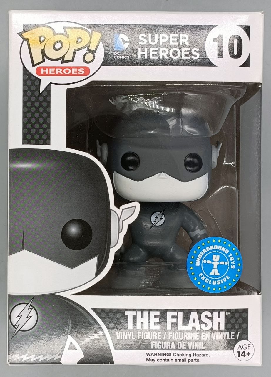 10 The Flash - B&W - DC Super Heroes Funko POP