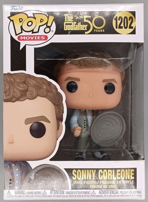 1202 Sonny Corleone (w/ Lid) The Godfather 50th Box Damaged Funko POP