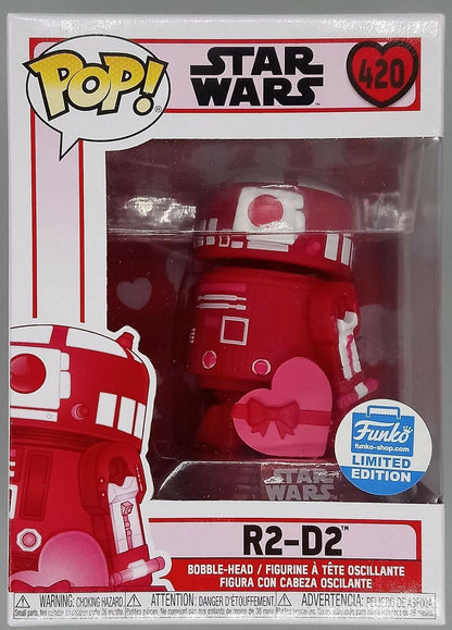 420 R2-D2 (w/ Valentine) - Star Wars Funko POP