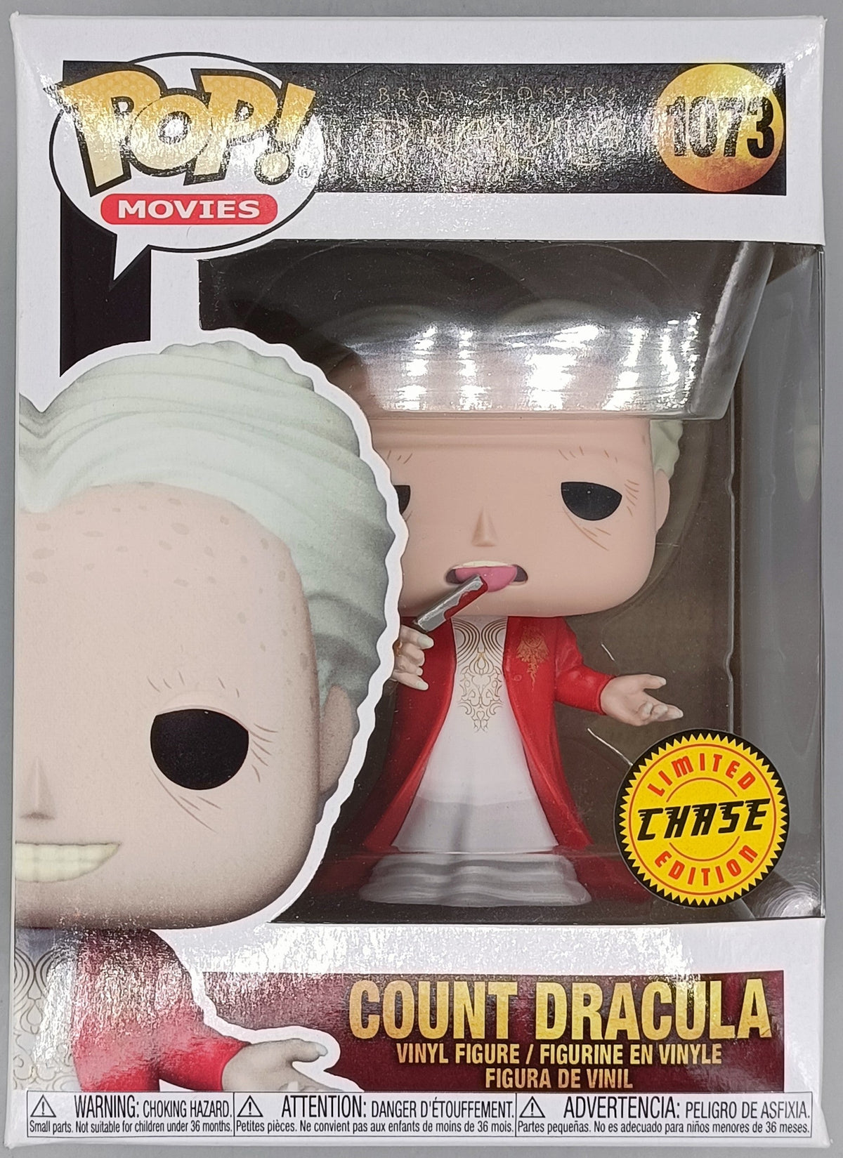 1073 Count Dracula (w/ Razor) - Chase - Dracula Box Damaged Funko POP Funko
