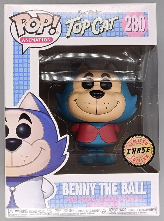 280 Benny the Ball (Red Cardigan) Chase - Top Cat Funko POP - Box Damaged Funko