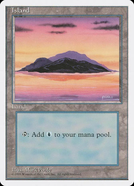367 - Island - Fourth Edition - Normal - Magic: The Gathering Card
