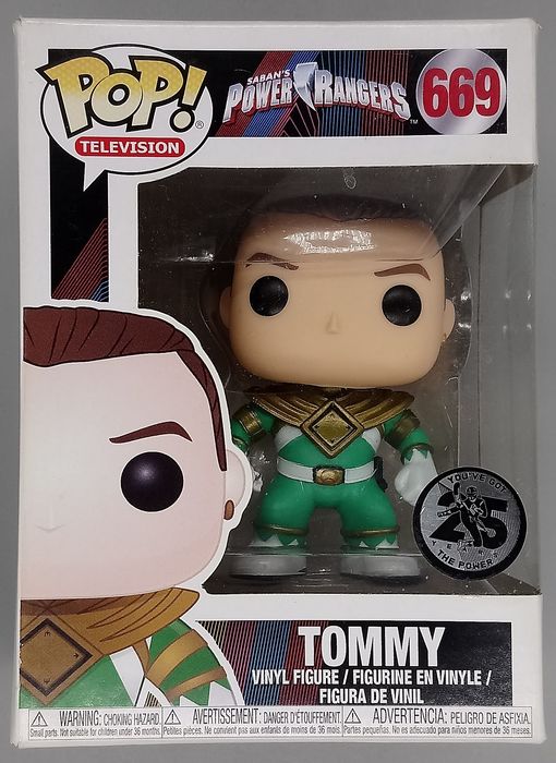 669 Tommy (Green Ranger) Without Helmet Power Ranger Funko POP - Box Damaged