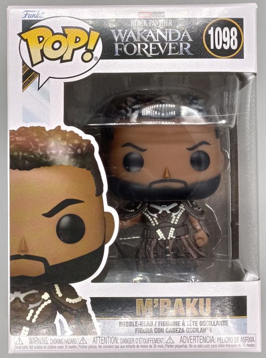1098 M'Baku - Black Panther: Wakanda Forever - Box Damaged Funko POP
