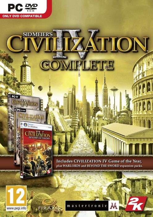 Sid Meiers Civilisation IV Complete  for Windows PC MIcrosoft