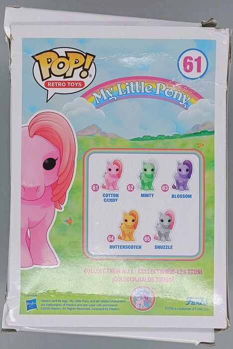 61 Cotton Candy - Scented - My Little Pony - Box Damaged Funko POP