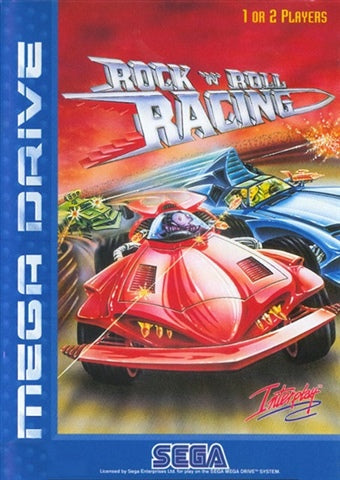 Rock 'N' Roll Racing for Sega MegaDrive Mega Drive - UK CIB Sega