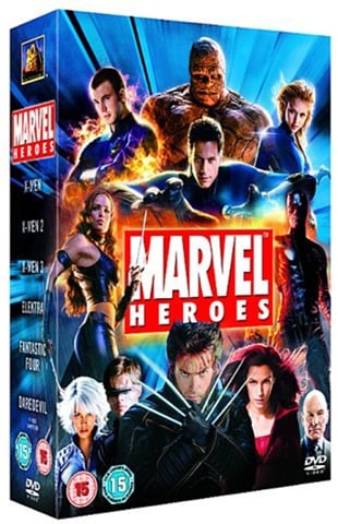 Marvel Heroes - X-Men / Fantastic 4 / Daredevil / Elektra - Six Disc DVD Box Set