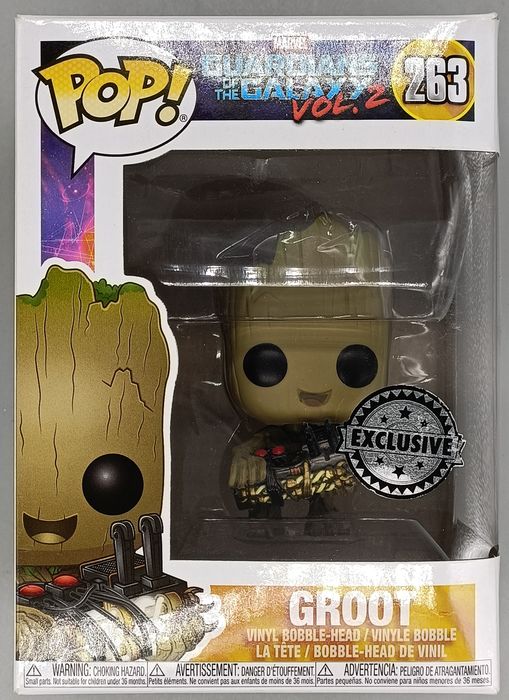 263 Groot (Bomb) Marvel Guardians of the Galaxy Vol 2 Box Damaged Funko POP
