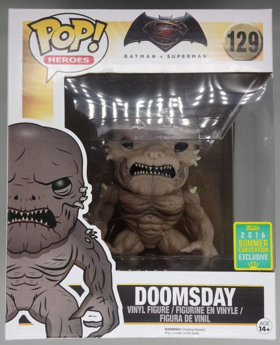 129 Doomsday - 6 Inch - DC Batman VS Superman - Box Damaged Funko POP Funko