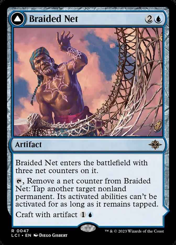 47 - Braided Net // Braided Quipu - The Lost Caverns of Ixalan - Normal - Magic: The Gathering Card