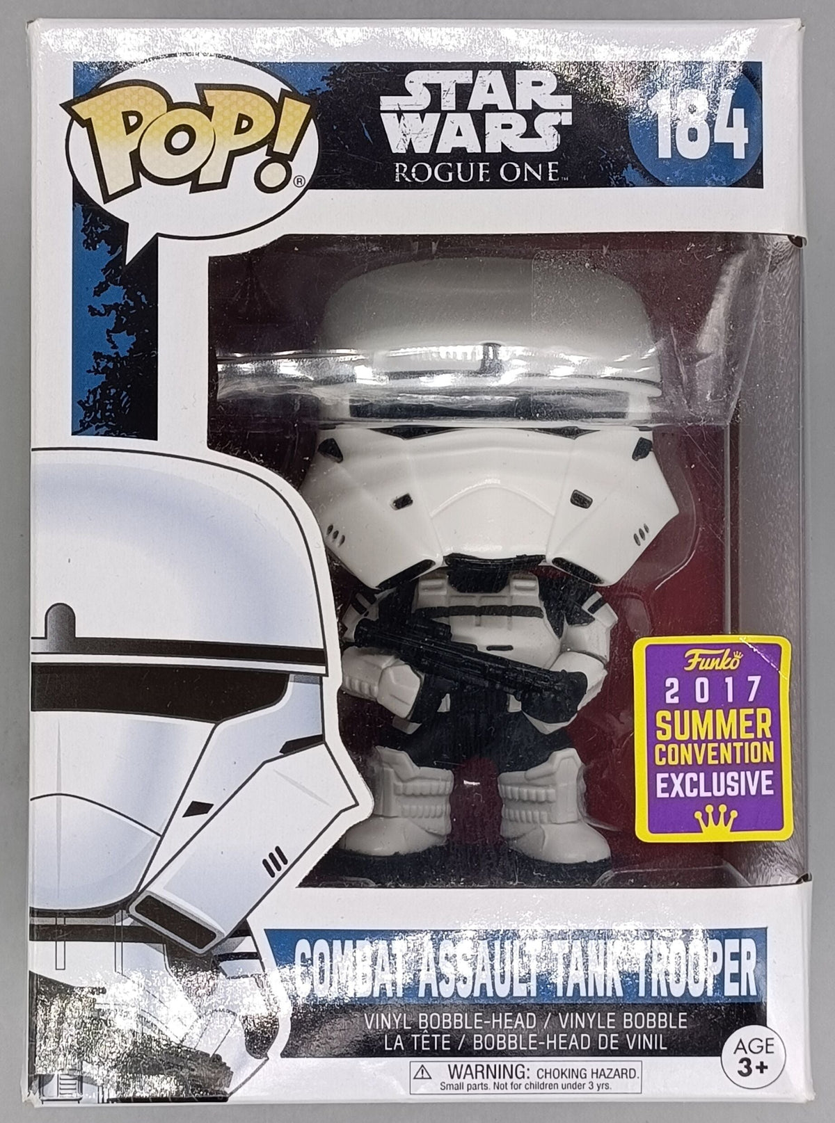 184 Combat Assault Tank Trooper - Star Wars - 2017 Con - Box Damaged Funko POP