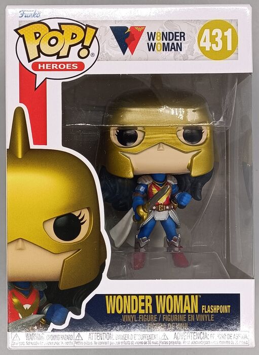 431 Wonder Woman (Flashpoint) DC Wonder Woman 80th - Box Damaged Funko POP Funko
