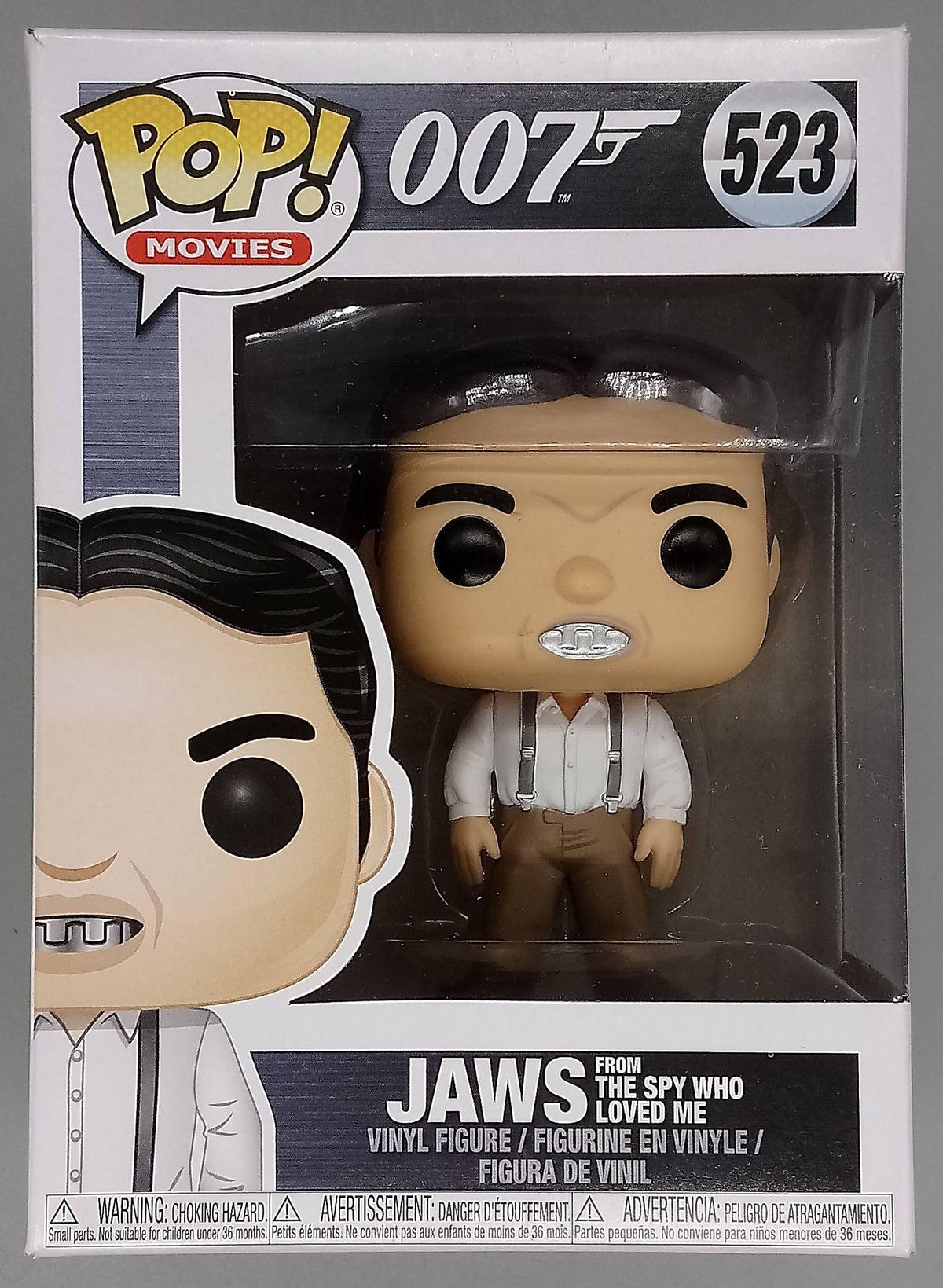 523 Jaws (The Spy Who Loved Me) James Bond Funko POP (Damaged Box)