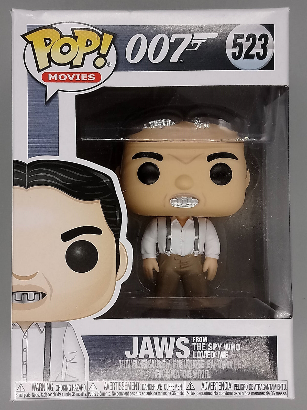 523 Jaws (The Spy Who Loved Me) James Bond Funko POP (Damaged Box)