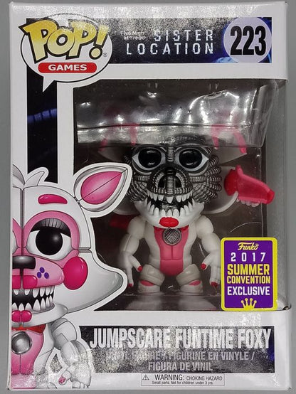 223 Jumpscare Funtime Foxy - Five Nights At Freddys FNAF Sister Location - Box Damaged Funko POP Funko