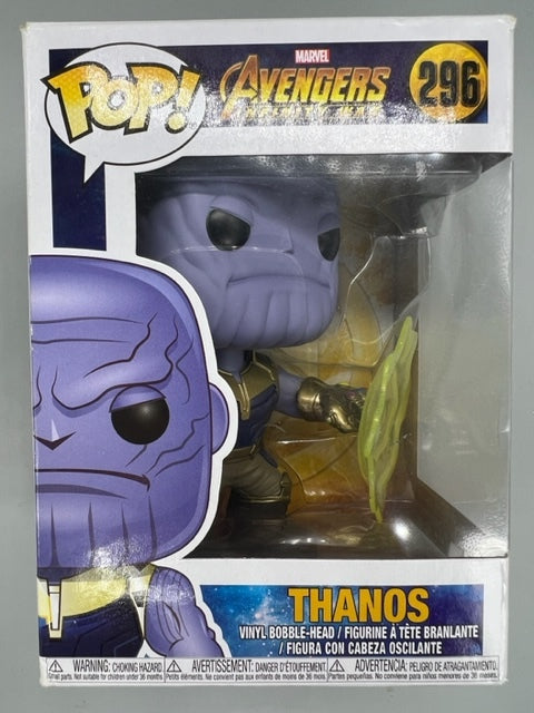296 Thanos (Portal) - Marvel Avengers Infinity War Box Damaged Funko POP