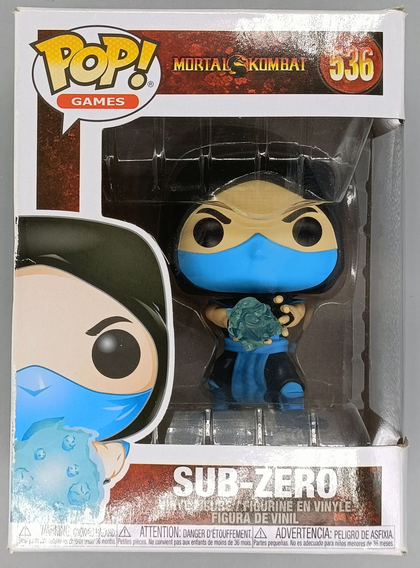 536 Sub-Zero - Mortal Kombat Funko POP Box Damaged
