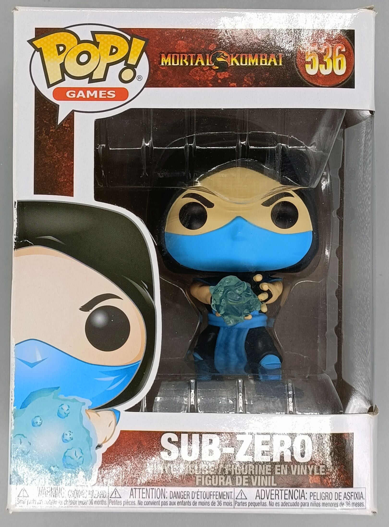 536 Sub-Zero - Mortal Kombat Funko POP Box Damaged