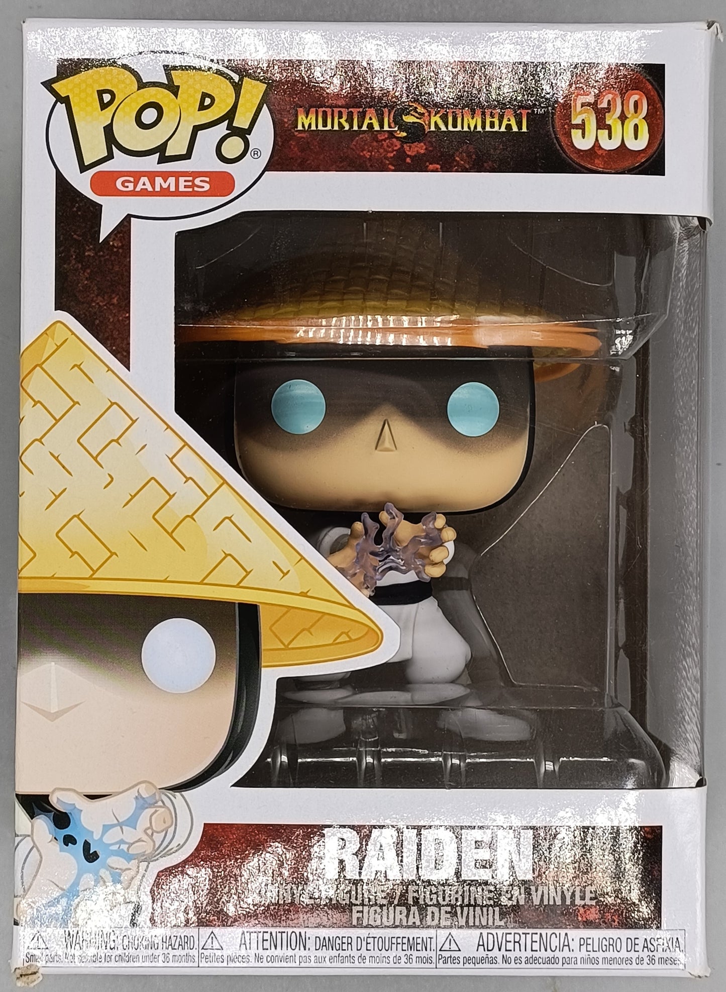 538 Raiden - Mortal Kombat Funko POP Box Damaged