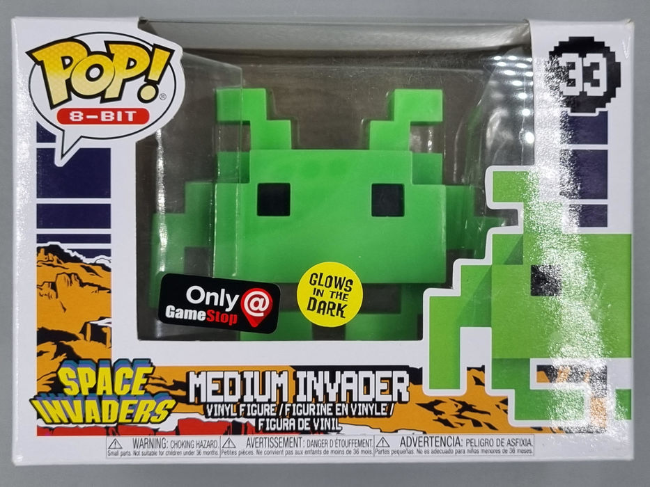 33 Medium Invader - Glow - 8-Bit - Space Invaders Funko POP Funko