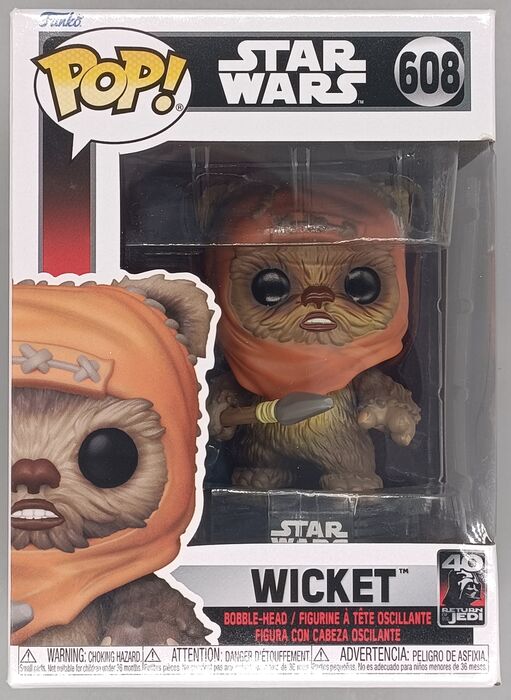 608 Wicket - Star Wars - Box Damaged Funko POP
