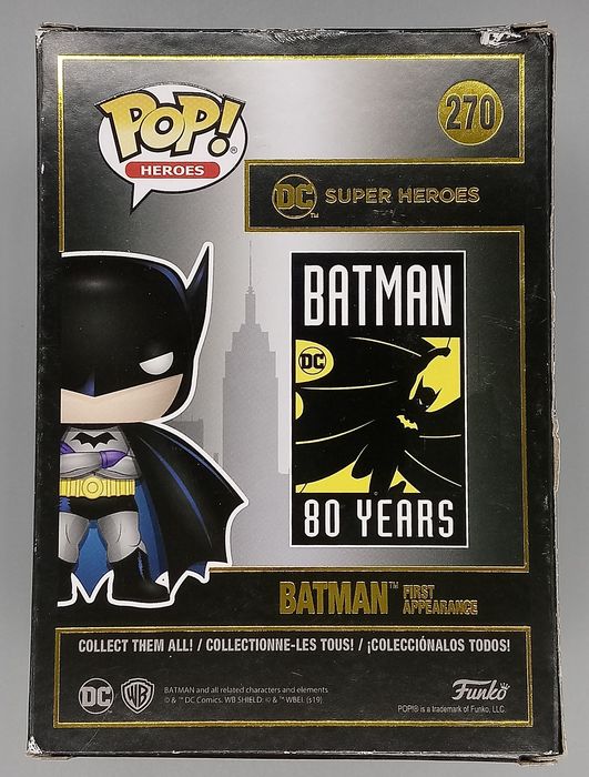 270 Batman (First Appearance) - DC - Box Damaged Funko POP