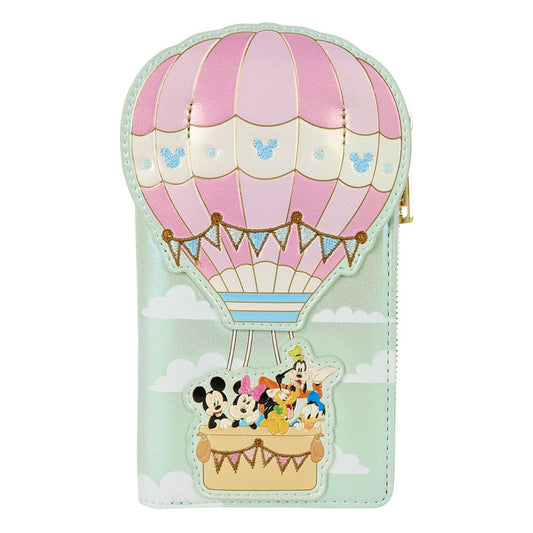 Disney by Loungefly Wallet Mickey & Friends Hot Air Balloon NEW - FanofThings.co.uk