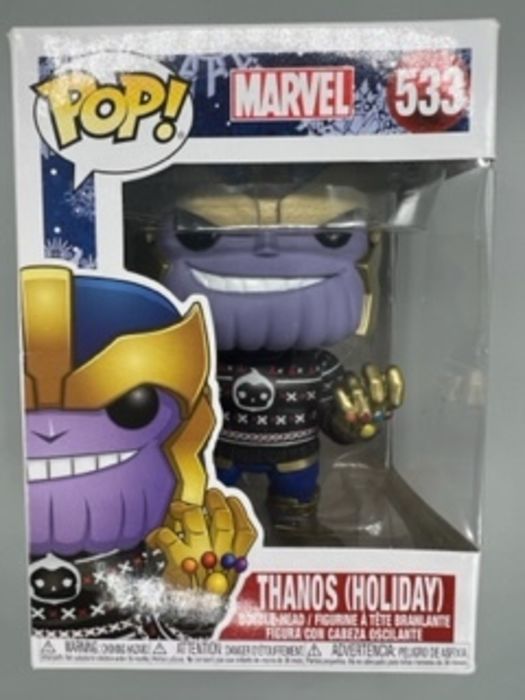 533 Thanos (Holiday) - Marvel - Box Damaged Funko POP