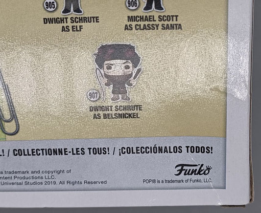 906 Michael Scott (as Classy Santa) - The Office - Box Damaged Funko POP