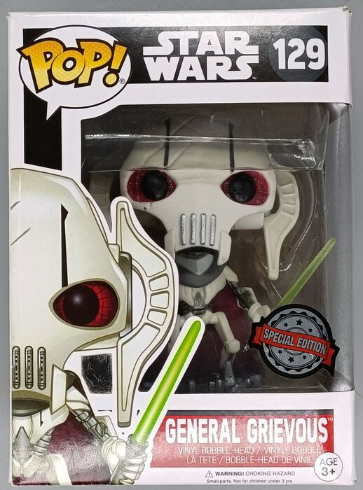 129 General Grievous - Star Wars - Box Damaged Funko POP