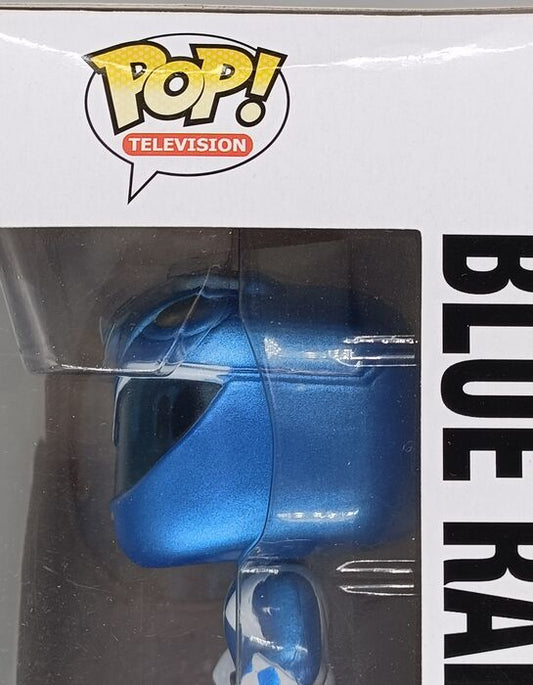 363 Blue Ranger - Metallic - Power Rangers - Box Damaged Funko POP