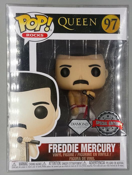 97 Freddie Mercury - Diamond - Queen - Rocks Funko POP