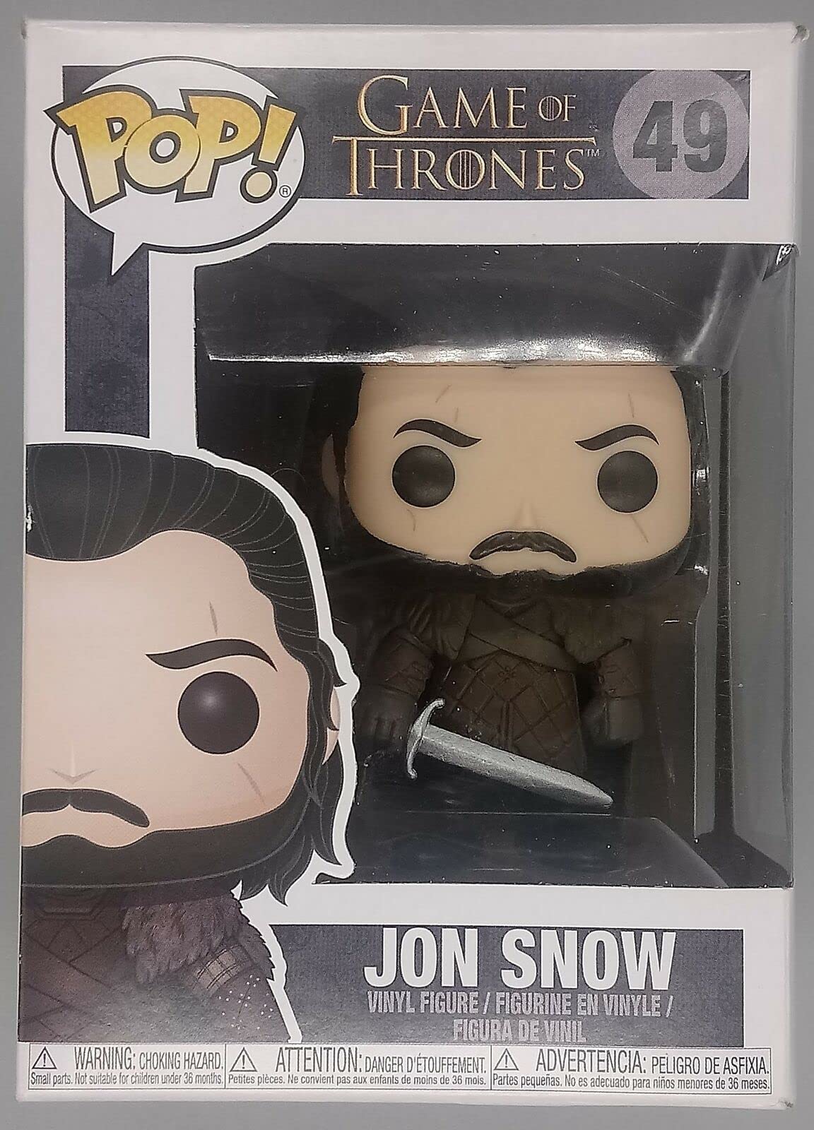 49 Jon Snow - Game of Thrones - Box Damaged Funko POP