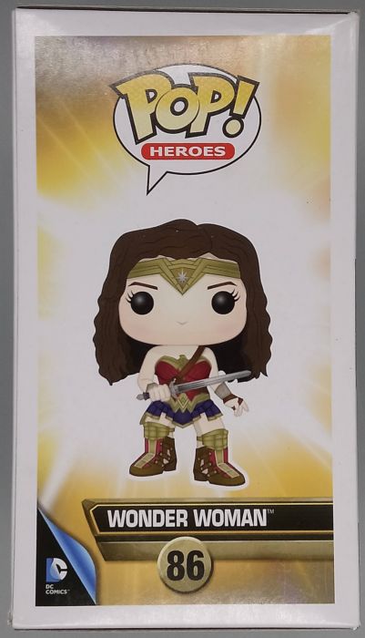 86 Wonder Woman - DC Batman vs Superman - Box Damaged Funko POP