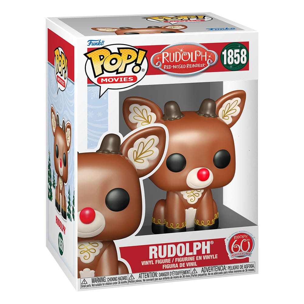 1858 Rudolph - Holiday - Rudolph the Red-Nosed Reindeer Funko POP - Brand New Funko