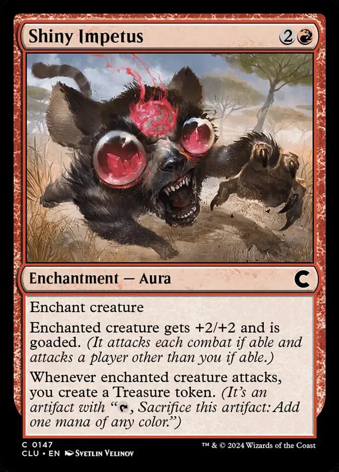 147 - Shiny Impetus - Ravnica: Clue Edition - Normal - Magic: The Gathering Card