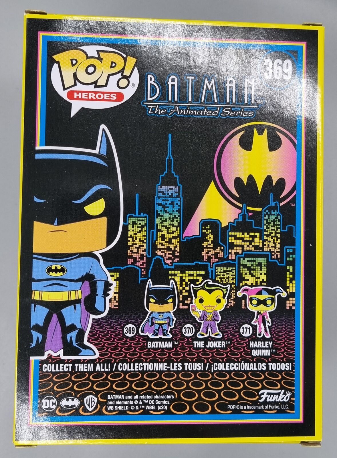 369 Batman (Blacklight) - DC Batman Animated Series Funko POP