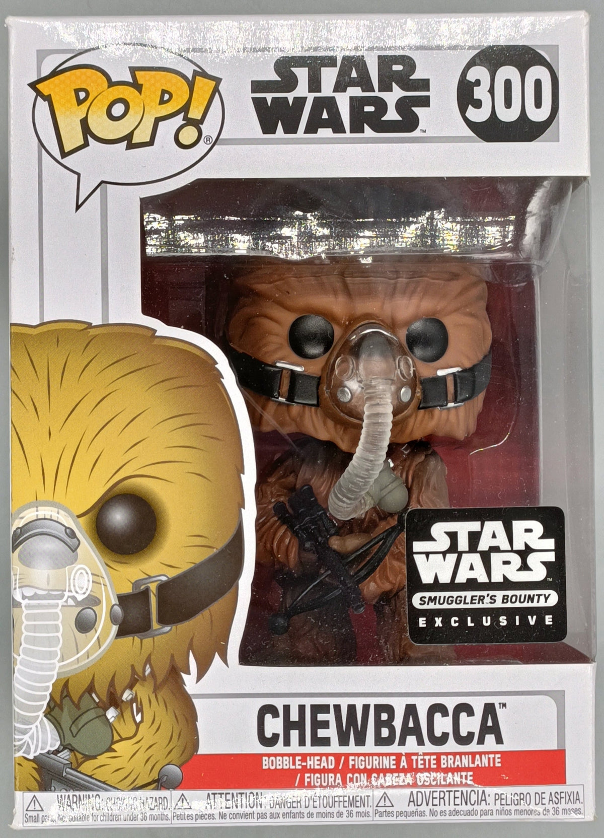 300 Chewbacca (w/ Mask) - Star Wars Smugglers Bounty - Box Damaged Funko POP
