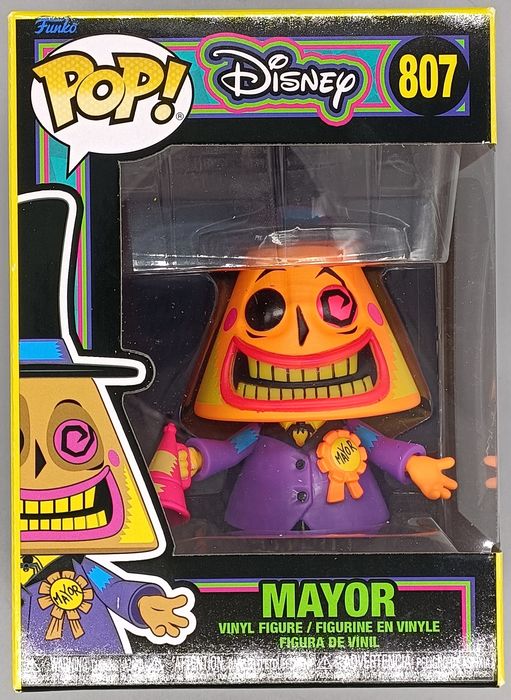 807 Mayor - Blacklight - Disney TNBC Funko POP Funko