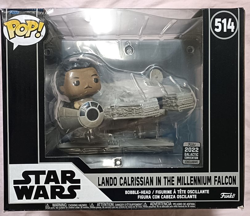 514 Lando Calrissian in Millennium Falcon Deluxe Sta Box Damaged Funko POP Funko