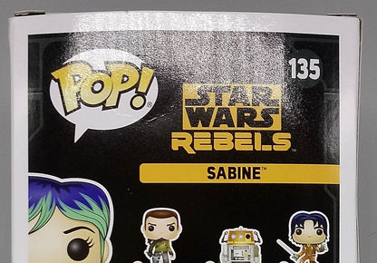 135 Sabine - Star Wars Rebels - Box Damaged Funko POP