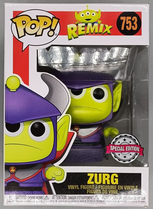 753 Zurg (Alien Remix) - Metallic - Disney Toy Story - Box Damaged Funko POP Funko