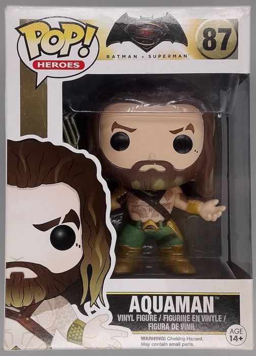 87 Aquaman - DC - Batman V Superman - Box Damaged Funko POP